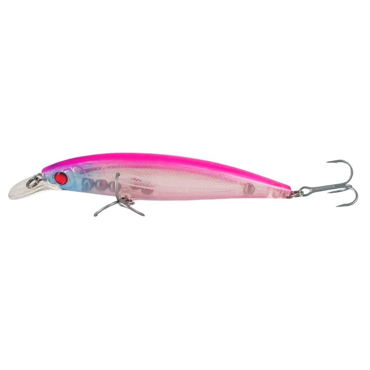 Salty Passion Jerkbait Silver Pink Flare