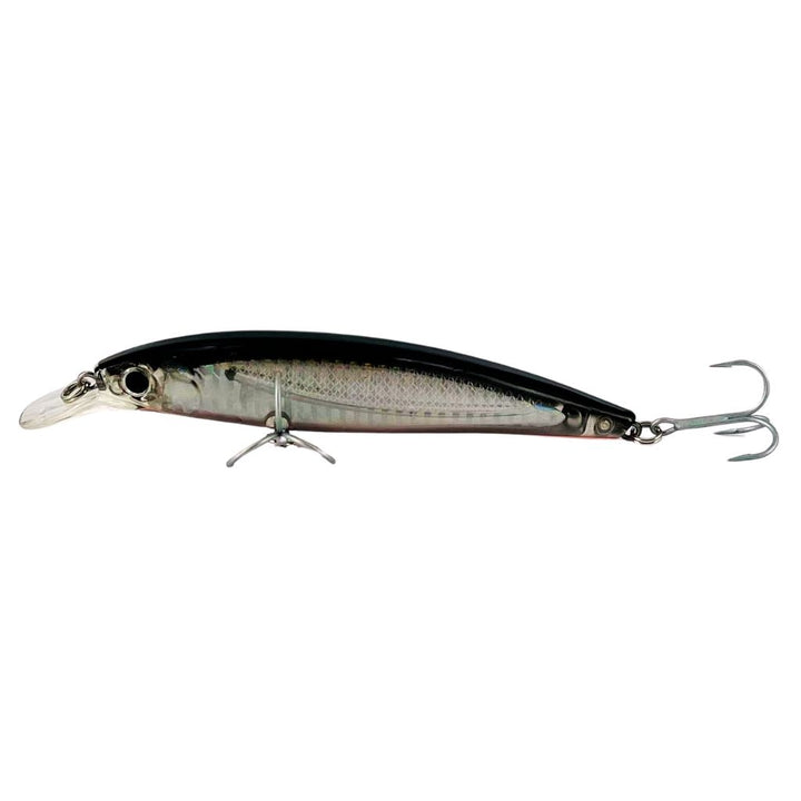 Salty Passion Jerkbait Obsidian Flash