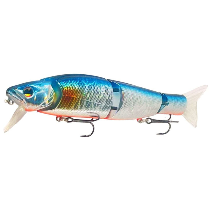 Swimbait Glide Glow J4 Color Ocean Blue 150mm with lip