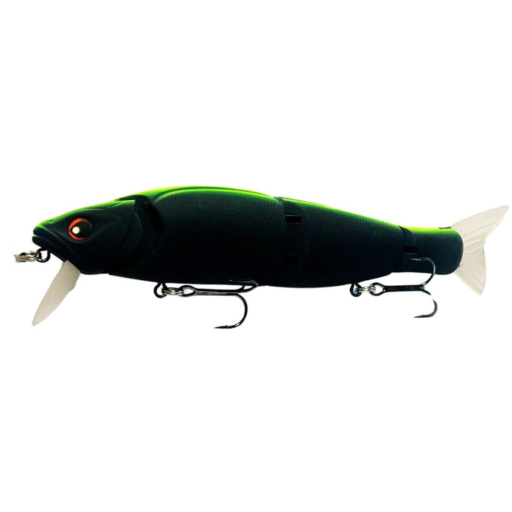 Swimbait Glide Glow J4 Color Midnight Green with lip