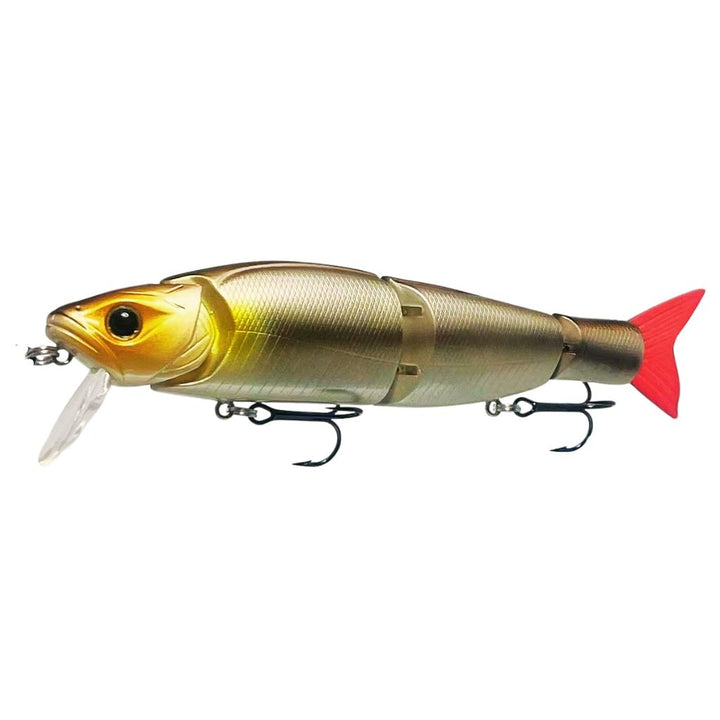 Swimbait Glide Glow J4 Color Silver Sparkle with lip