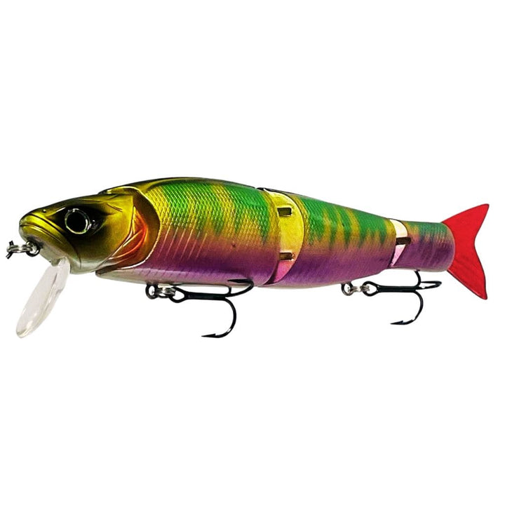 Swimbait Glide Glow J4 Color Crimson Tail