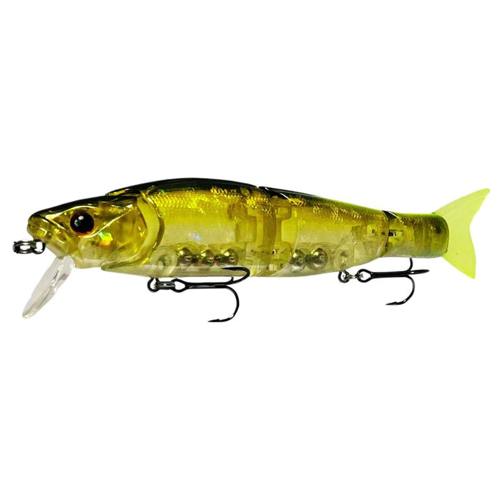 Swimbait Glide Glow J4 Color Citrine Glow with lip