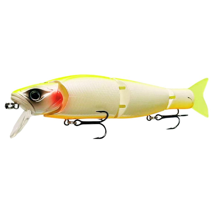 Swimbait Glide Glow J4 Color  Yellow Burst