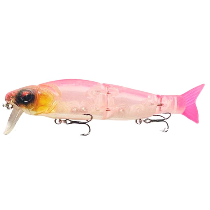 Swimbait Glide Glow J4 Color  Pink Lemonade red eye