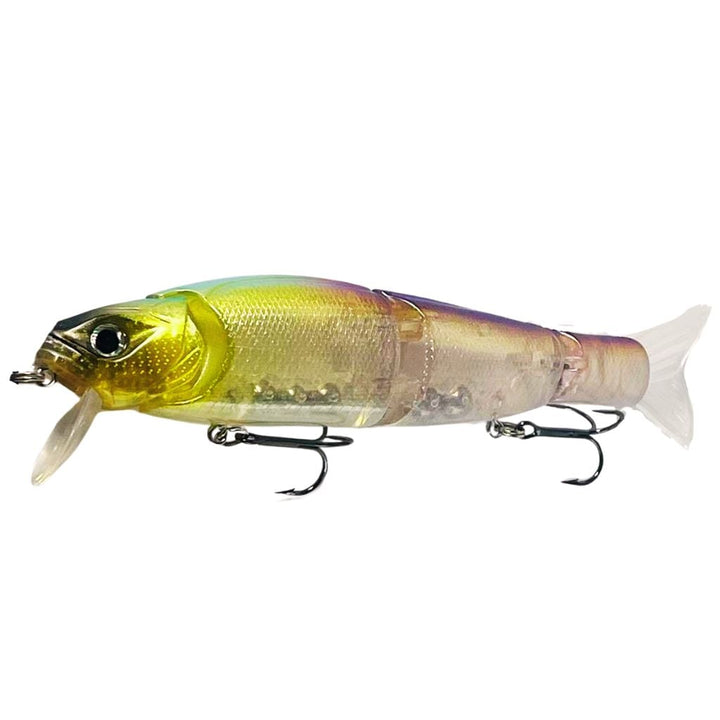 Swimbait Glide Glow J4 Color Gilded Reflection