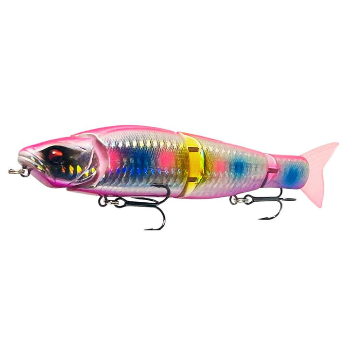 Swimbait Glide Glow J4 Color Rosy Sky