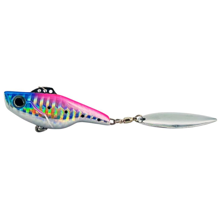 Blade Baits Spinner Tail Silver Sparkle