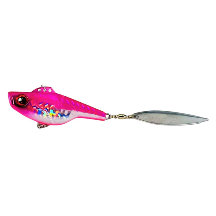 Blade Baits Spinner Tail Pink Sparkle