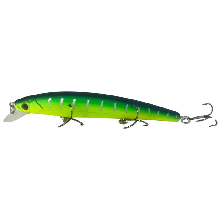 Mini Barracuda Jerkbait Lime Zinger