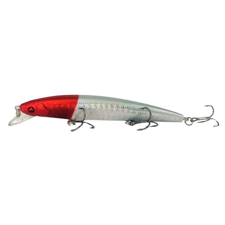 Mini Barracuda Jerkbait Crimson Flash