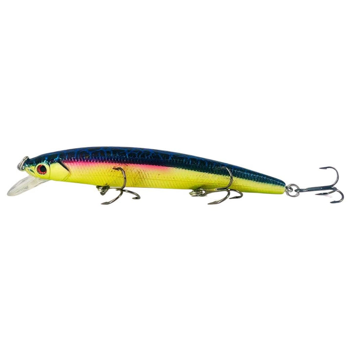 Mini Barracuda Jerkbait Electric Blaze