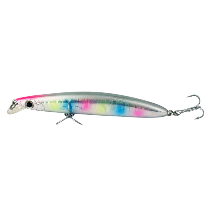  Crystal Slide  Jerkbait Rainbow Burst 