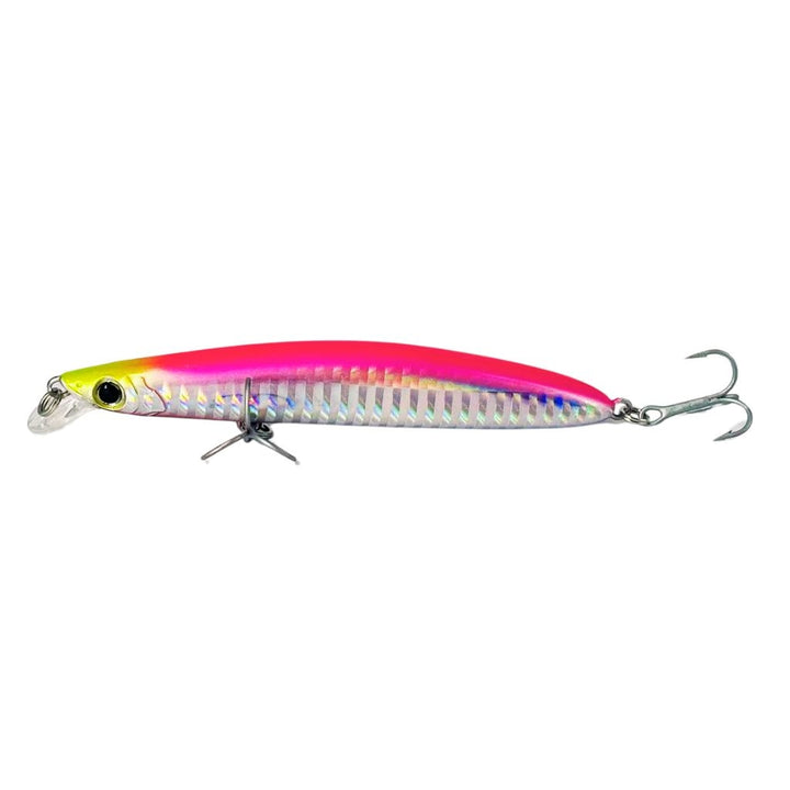  Crystal Slide Jerkbait Pink Burst