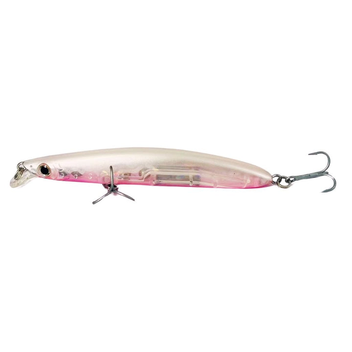  Crystal Slide Jerkbait White Burst