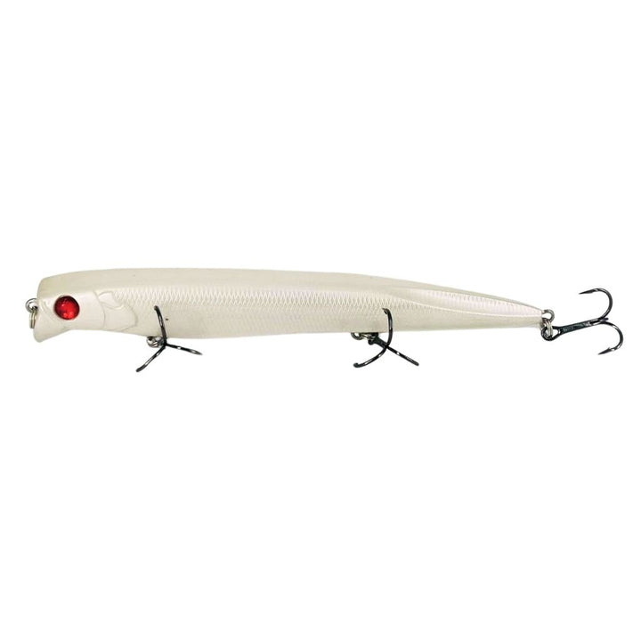 Jerkbait Shallow N-flat Side White Burst