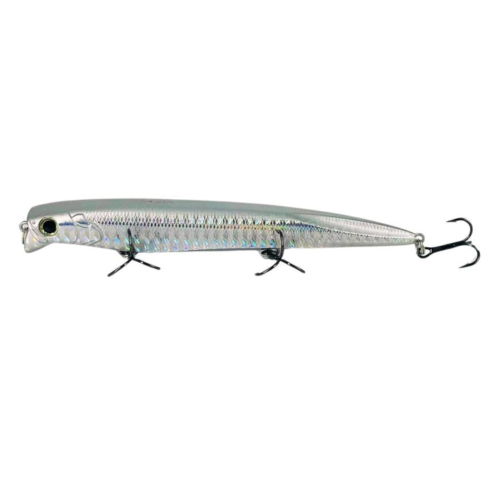 Jerkbait Shallow N-flat Side Silver Streak