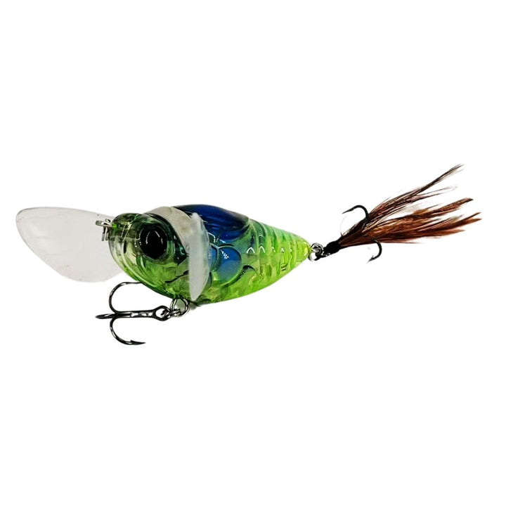 Cicada Lure Original topwater lure Color Emerald Glint