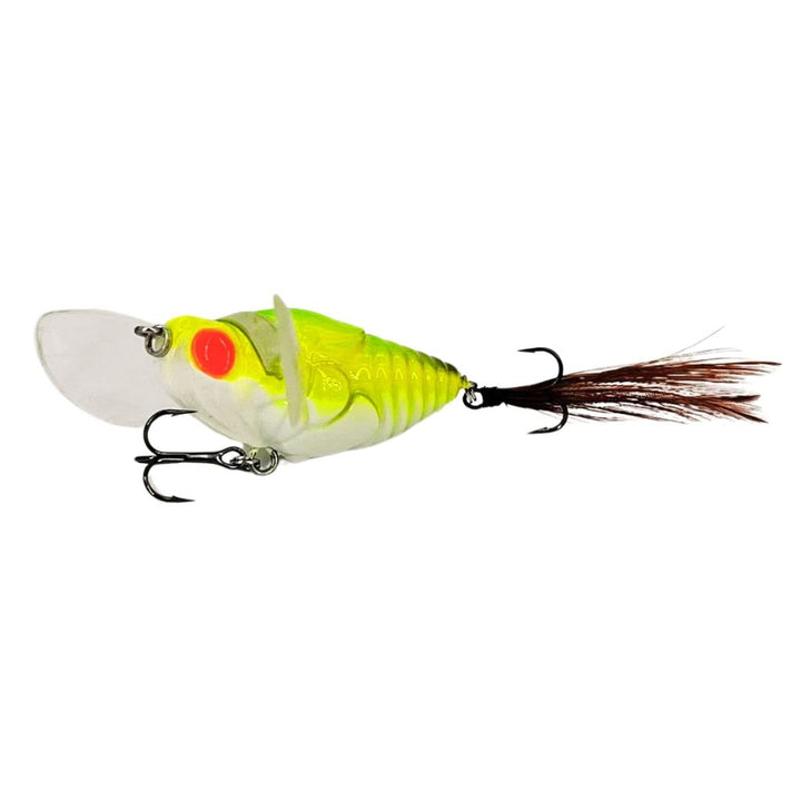 Cicada Lure Original topwater lure Color Yellow Burst