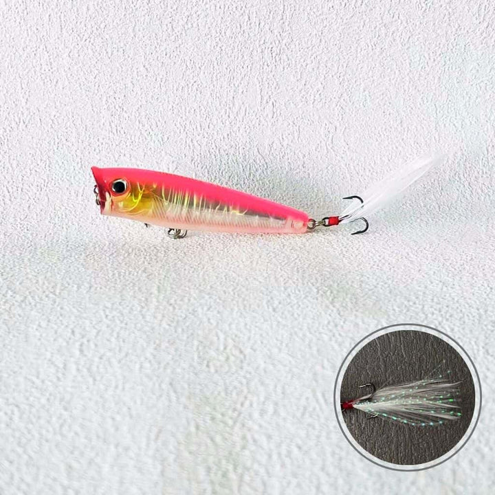 Splash Popper Topwater Lure  Pink Sunset