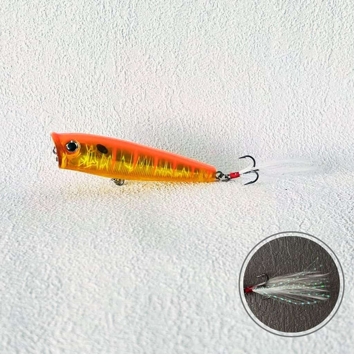 Splash Popper Topwater Lure Orange Boom