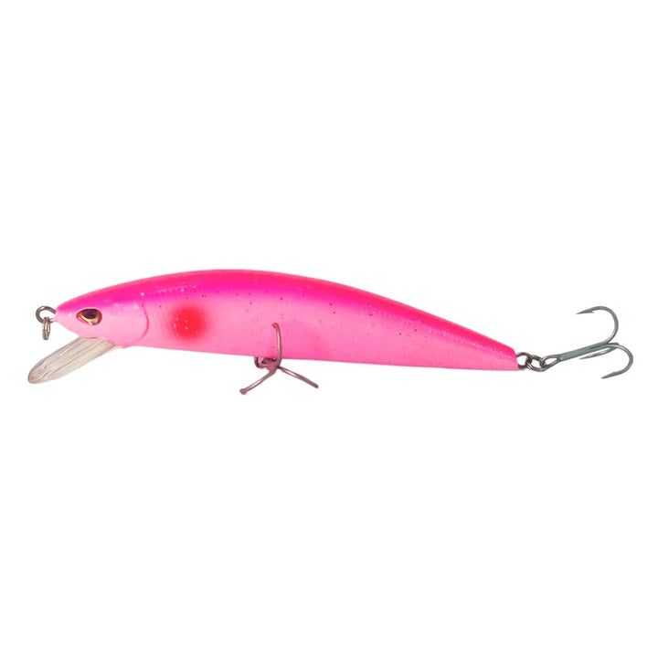 Rock Cast Flash Jerkbait Pink Burst Blackeye