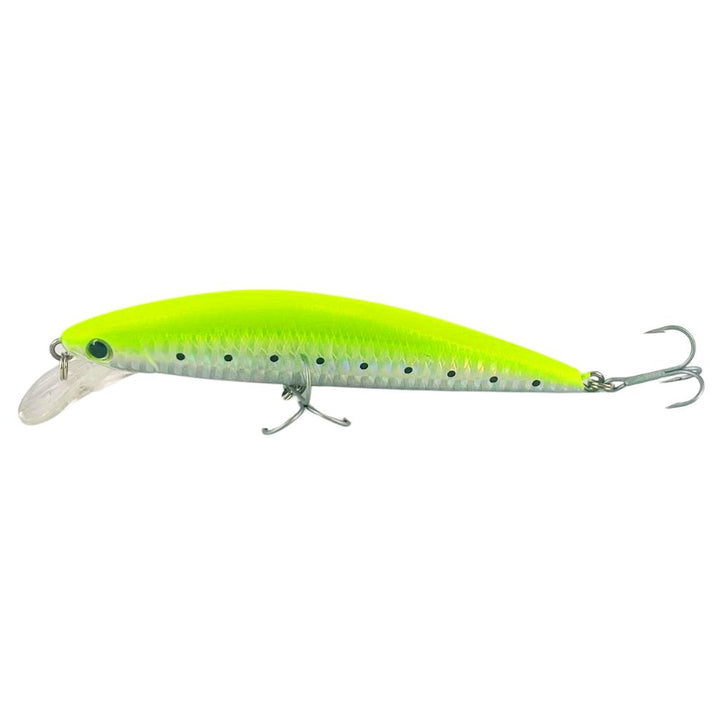 Rock Cast Flash Noisy Jerkbait Yellow Glow