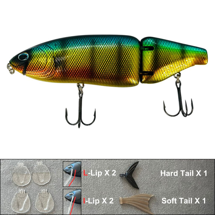 Glide Bait 12X Flex Green Gold