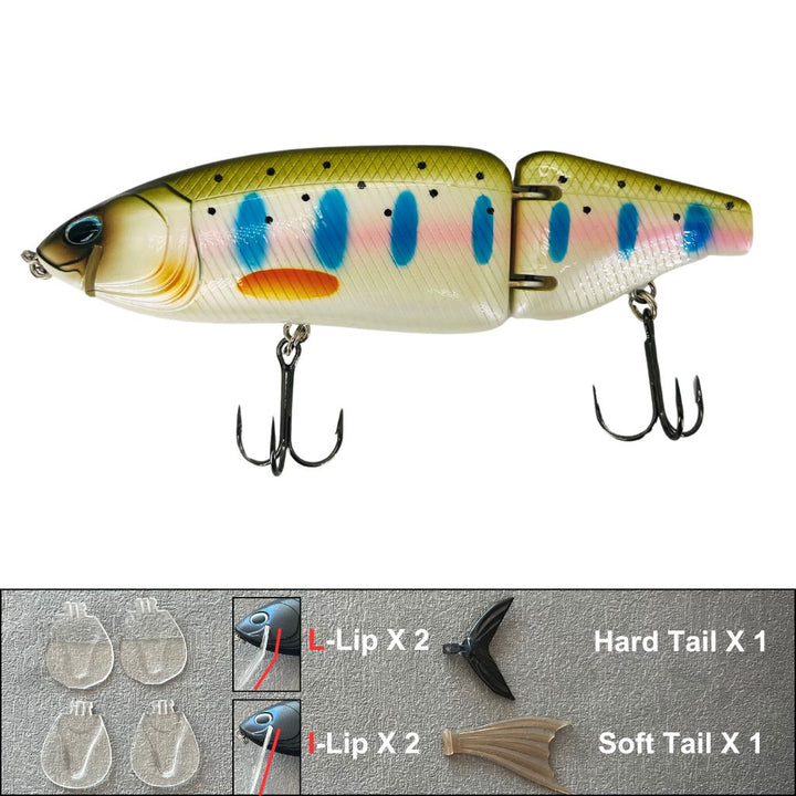 Glide Bait 12X Flex Rainbow Flash