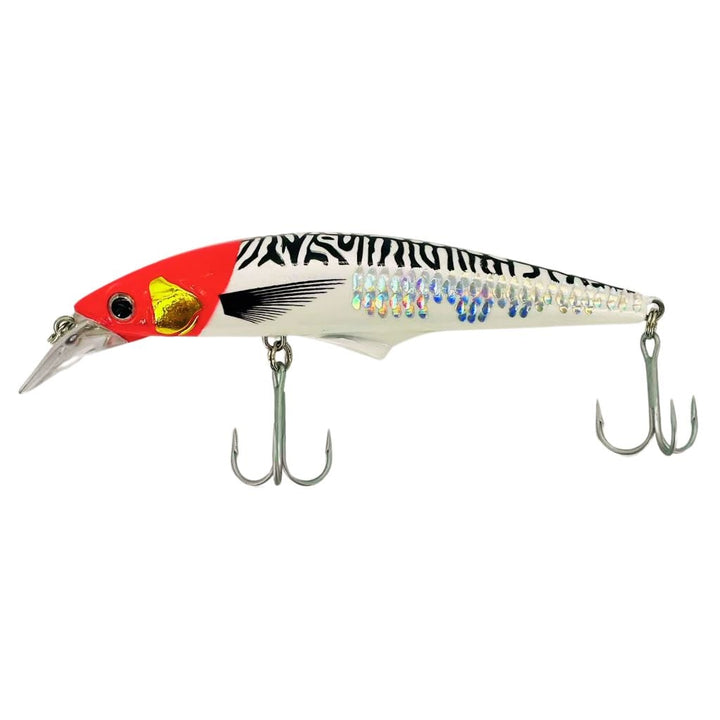 G-Control Jerkbait Red Head White Body