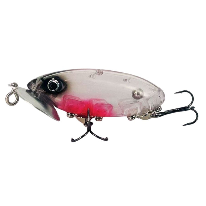 Jitterbug Clicker Wakebait Topwater Lure Transparent body