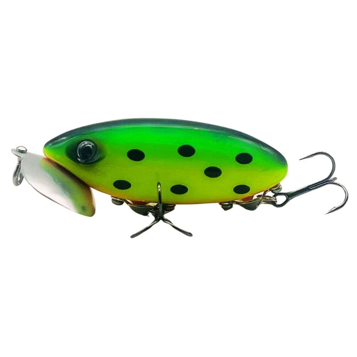 Jitterbug Clicker Wakebait Topwater Lure Frog Dot